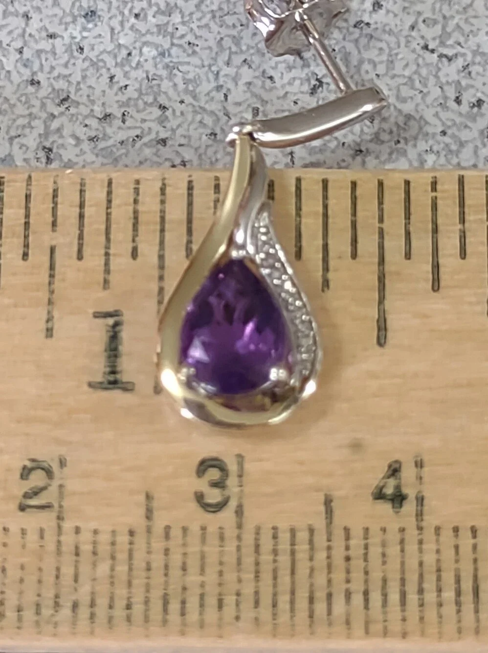 Amethyst SS/14K Earrings